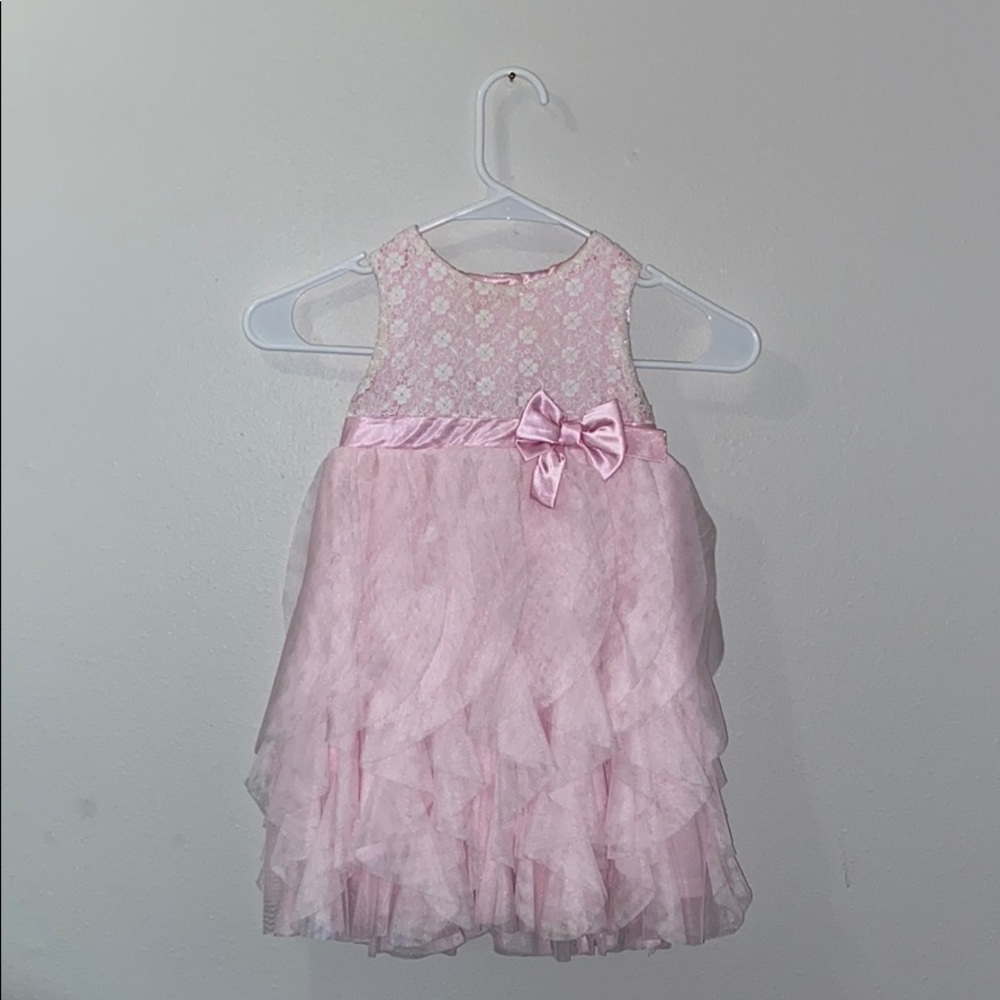 Pink Nannette Baby Dress